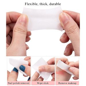 everything for nails ציוד נלווה 1000יח' פדים ללא סיבים+מנדה לאצטון