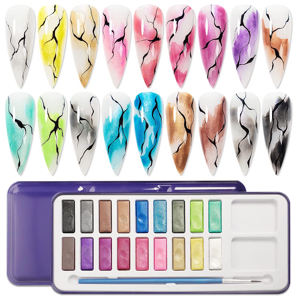 everything for nails קישוטים צבעי מים לקישוטים מהירים ויפים 